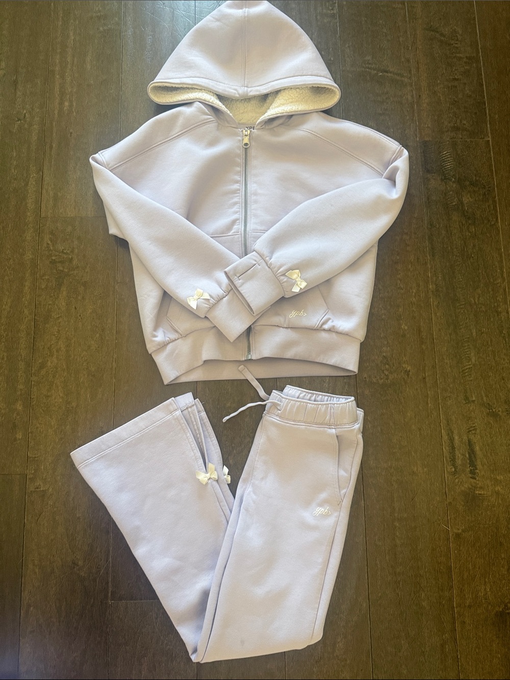 Girls' Abercrombie 7/8 Zip Hoodie & Jogger Set